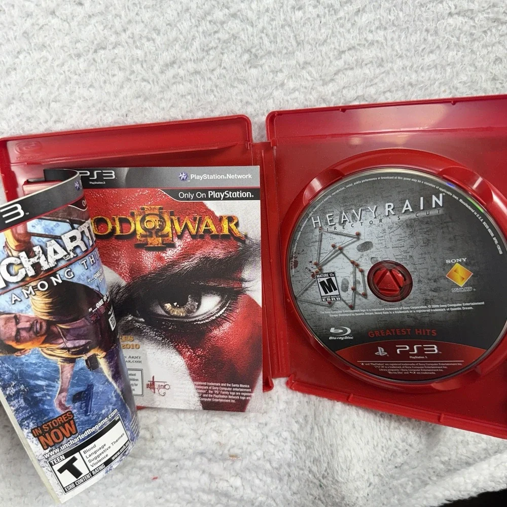 Heavy Rain PS3 Game (Sony PlayStation 3) Complete w/ Manual Tested Working Great